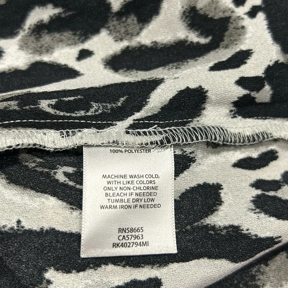 Free Press Women’s Animal Print Spaghetti Strap V-Neck Loose Fit Cami Tank Large - Picture 7 of 7